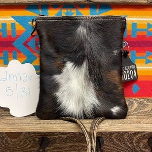 🤍🔥 Holy Cow Couture Sling Shot Purse Cowhide🔥🤍
